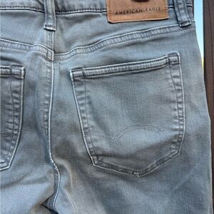 American Eagle Outfitters Men's Light Gray Jeans